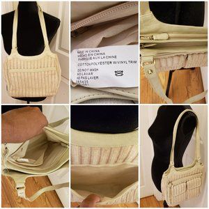 Women's Unbranded Beige Multi-Pocket Medium Size Shoulder Bag